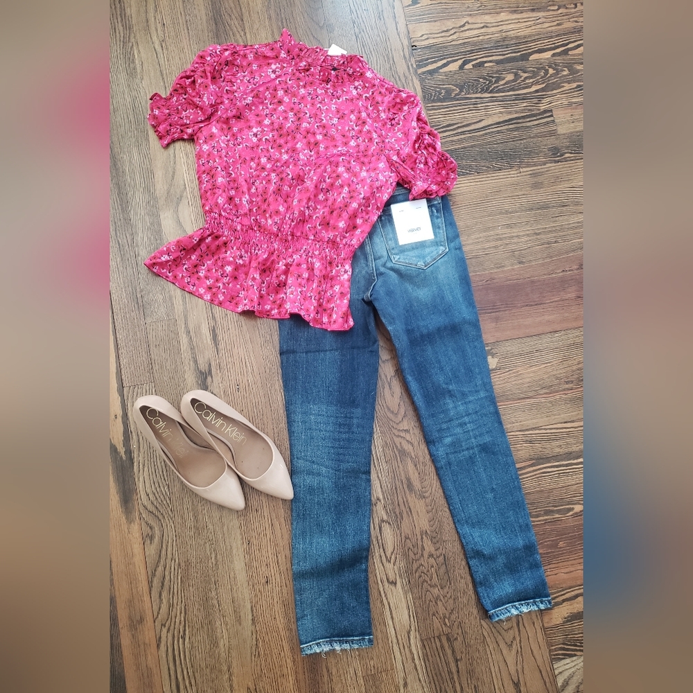 Pink Blouse Top